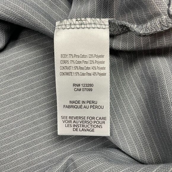 Travis Mathew Polo Shirt Mens Large Gray Golf Short Sleeve - Picture 7 of 13